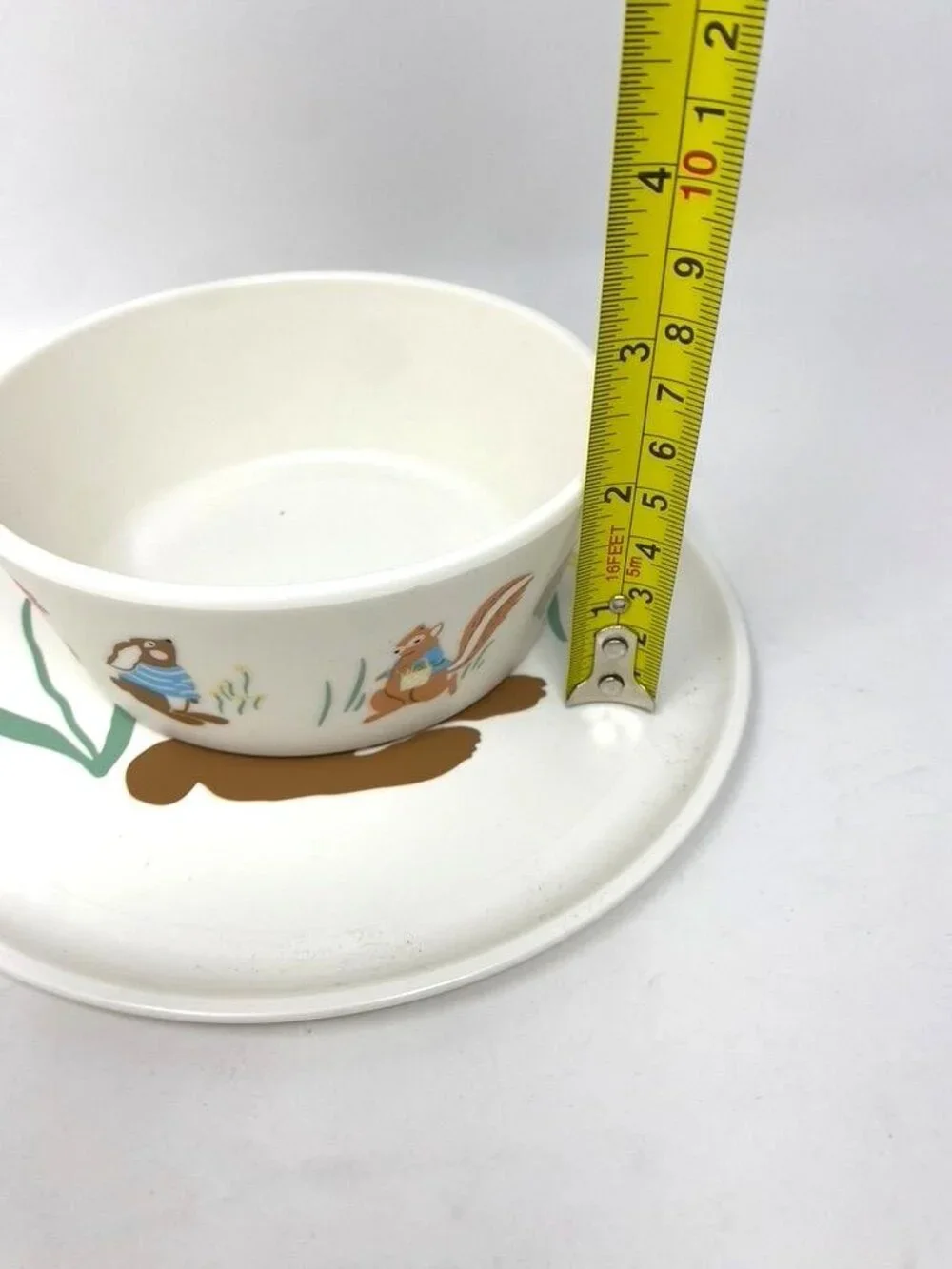 Target Pillowfort Kid's Woodland Animal 3-Piece Dinnerware Set Plate Cup Bowl